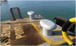 Before -  North & South Breasting Dolphin – Bollard 